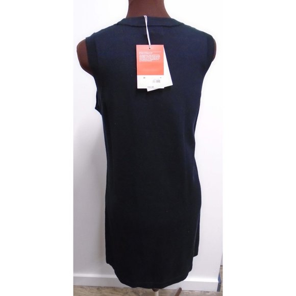 NWT MISSONI SWEATER DRESS SLEEVELESS SIZE MEDIUM BACK and FALL COLORS - Picture 2 of 7
